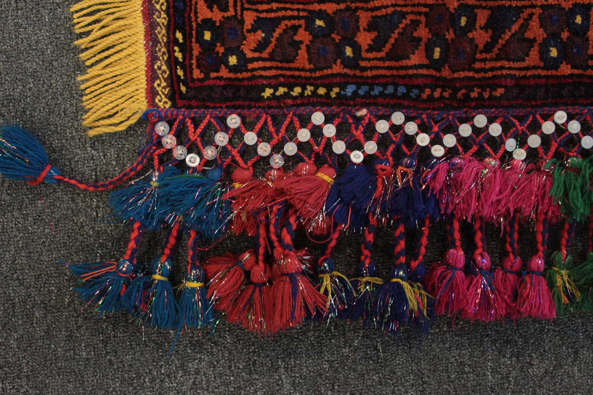 Afghan Floor Cushion/Pillow Cover - 88 cm x 51 cm