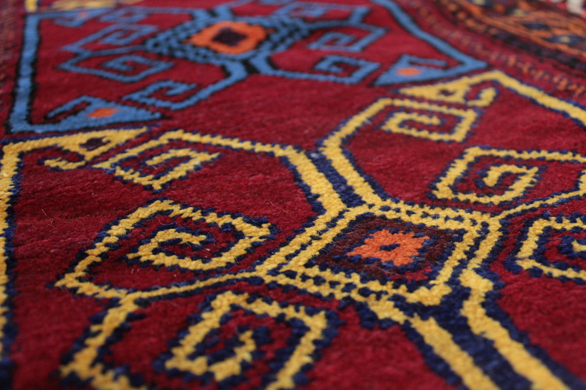 Afghan Floor Cushion/Pillow Cover - 88 cm x 51 cm