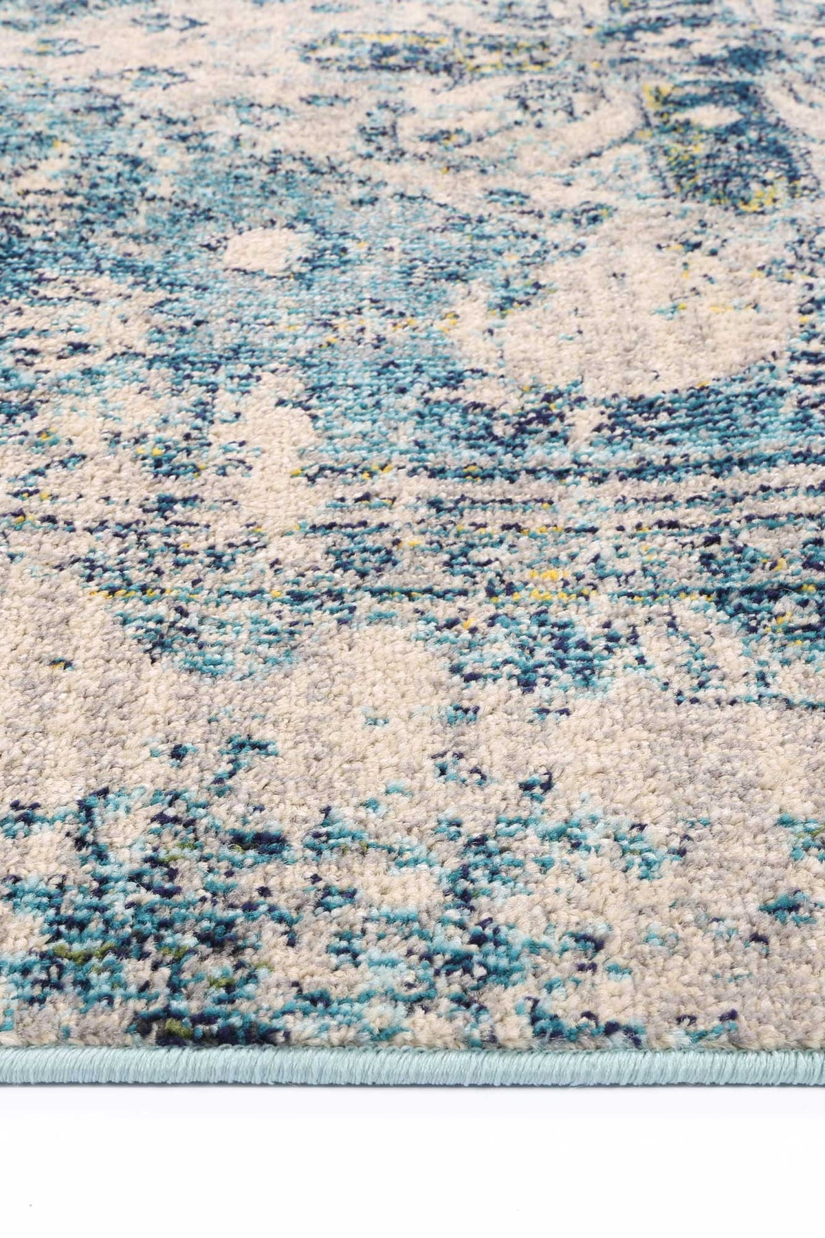 Tulin 13 Faded Cream & Blue Rug
