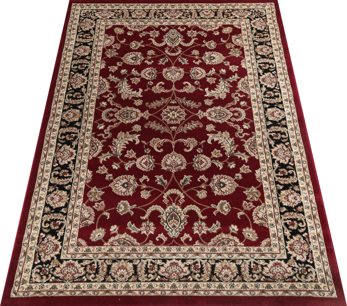 Julian Red Floral Rug