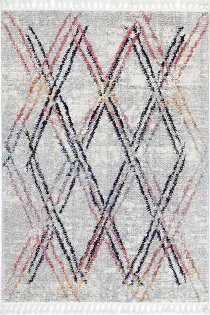 Mansour Argyle Multi Geometric Rug