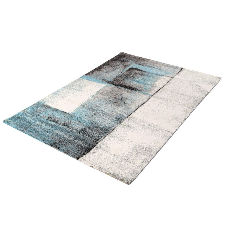 Passion 4 Grey & Blue Abstract Rug
