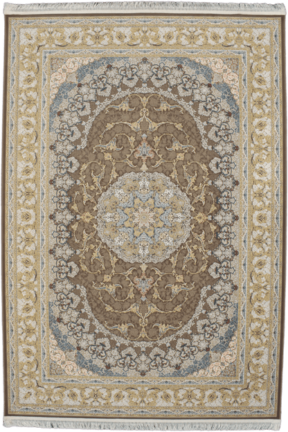 Satrapy Cream/Brown Medallion Rug