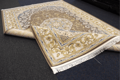 Satrapy Cream/Brown Medallion Rug