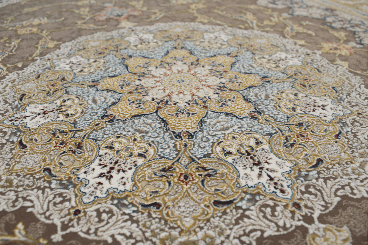 Satrapy Cream/Brown Medallion Rug