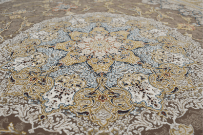 Satrapy Cream/Brown Medallion Rug