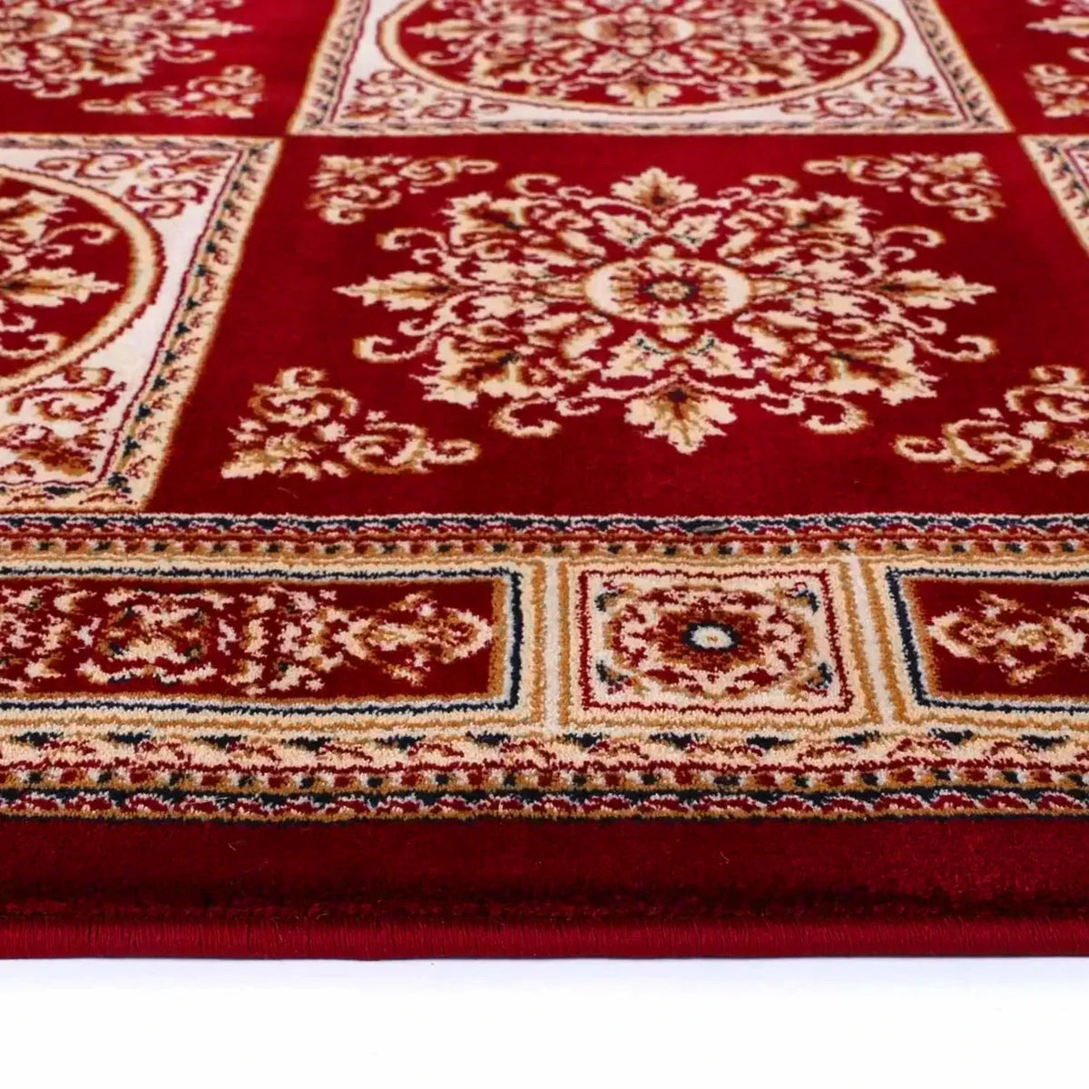 Suzani Red Chequered Rug