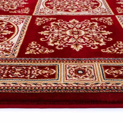 Suzani Red Chequered Rug