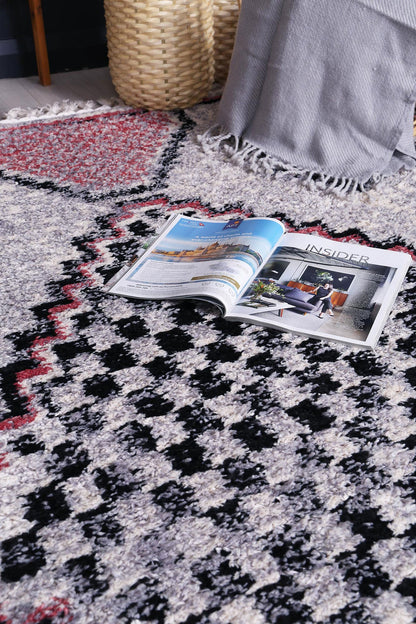 Mansour Tocapus Blush Geometric Rug
