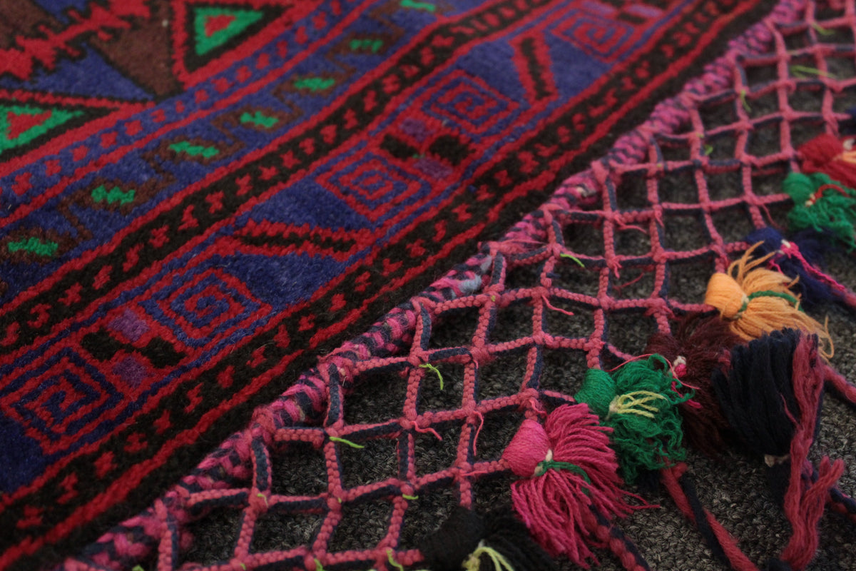 Afghan Floor Cushion/Pillow Cover - 86 cm x 51 cm