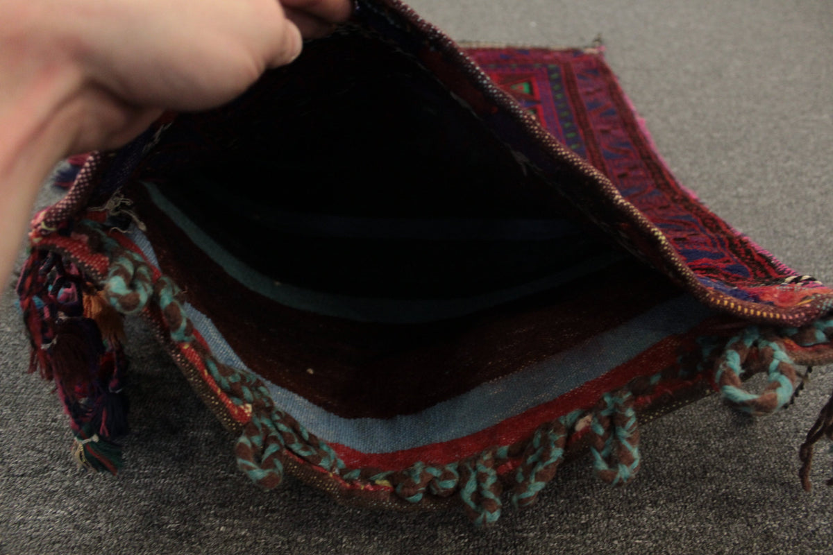 Afghan Floor Cushion/Pillow Cover - 86 cm x 51 cm