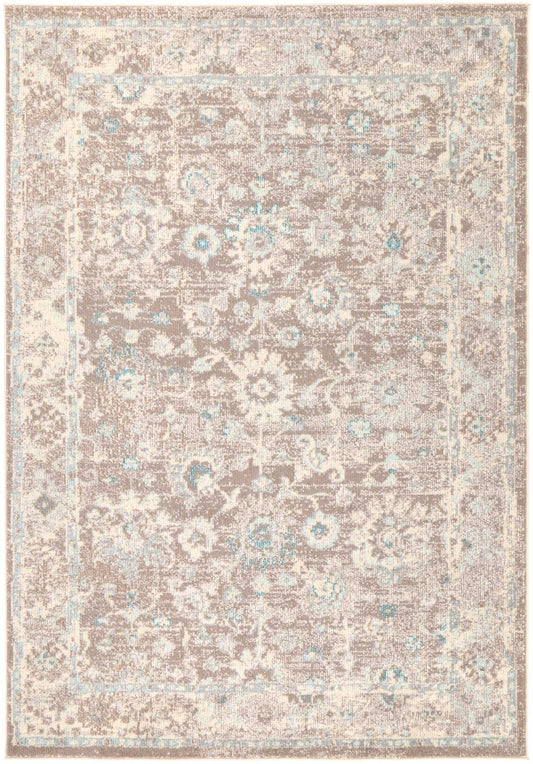 Tulin 17 Homely Cream & Beige Transitional Rug