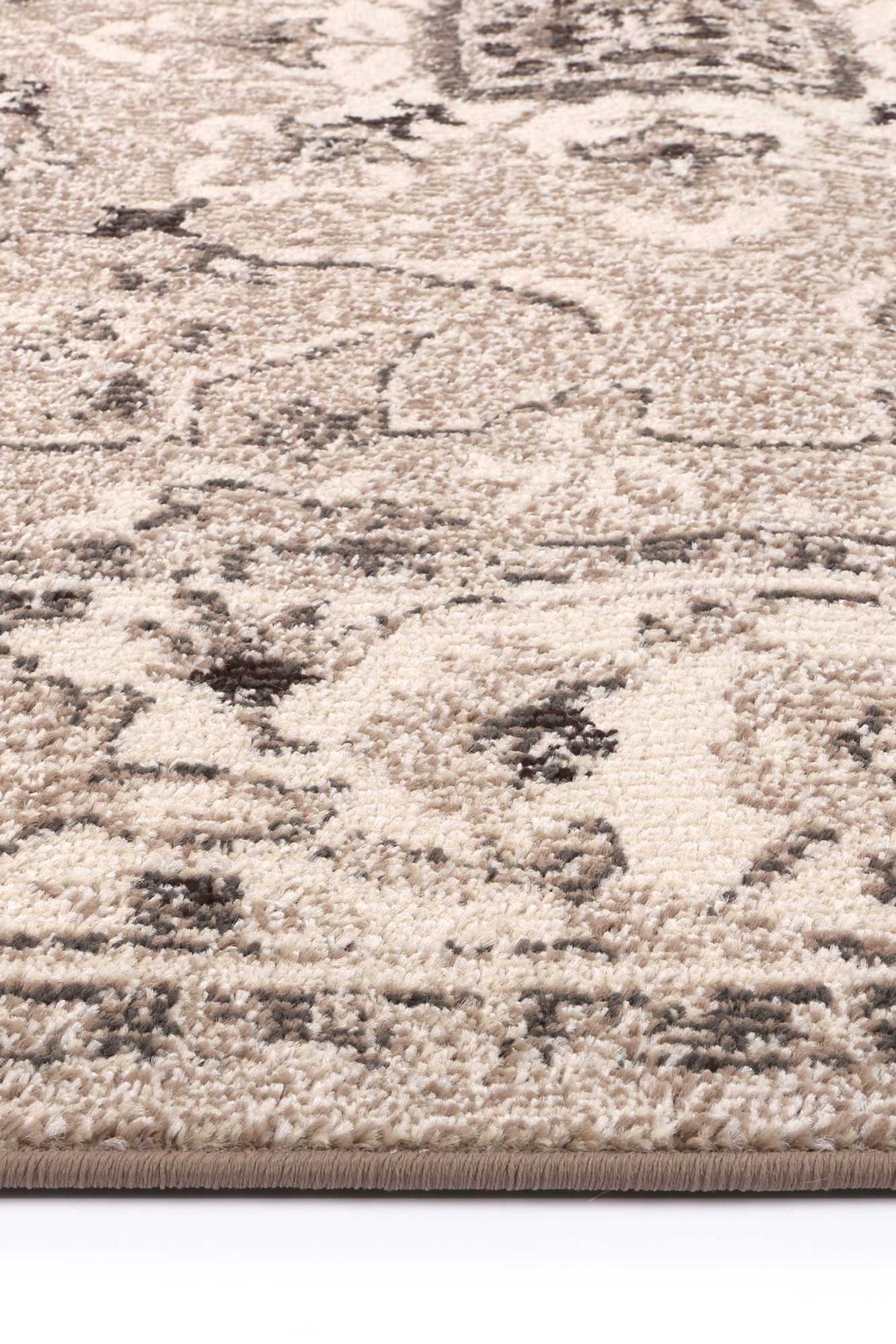 Tulin 18 Rosette Cream & Beige Rug