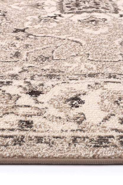 Tulin 18 Rosette Cream & Beige Rug