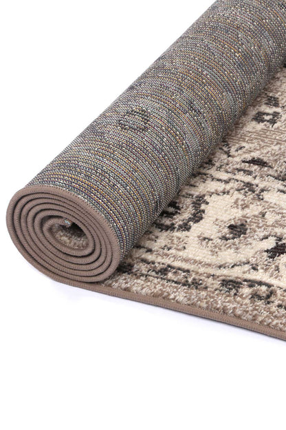 Tulin 18 Rosette Cream & Beige Rug