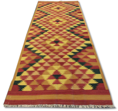 Turkish Kilim Runner -  367 cm x 143 cm