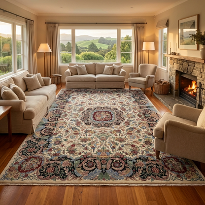 French Flower Rug - 434 cm x 298 cm